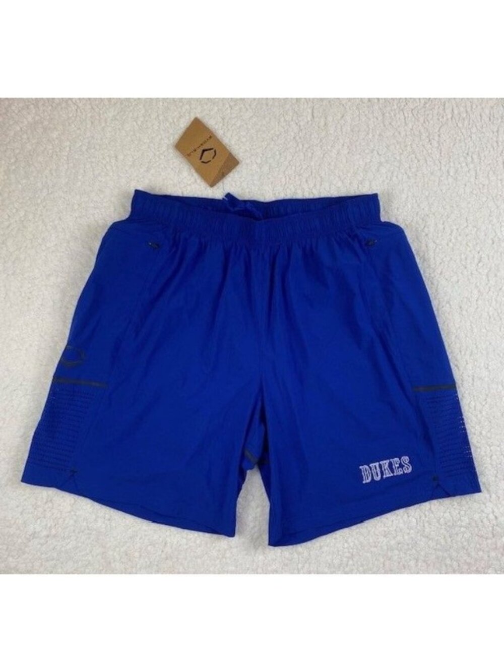 Evoshield Game Changing 2 In 1 Shorts Men's Size Large Royal Blue Dukes NWT